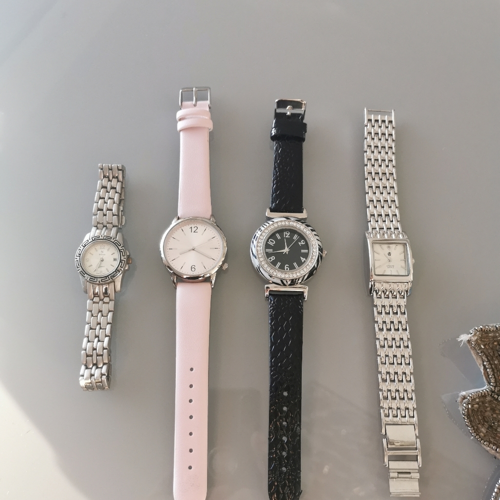Four watches for women , all working